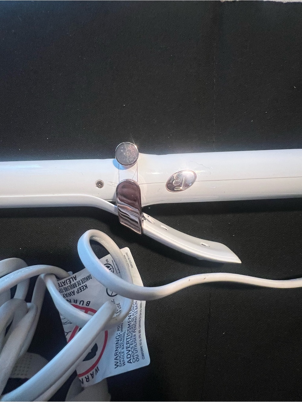 T3 White Hair Styling Curing Iron - Picture 3 of 5